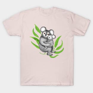 Cute Mommy Koala with Her Baby T-Shirt